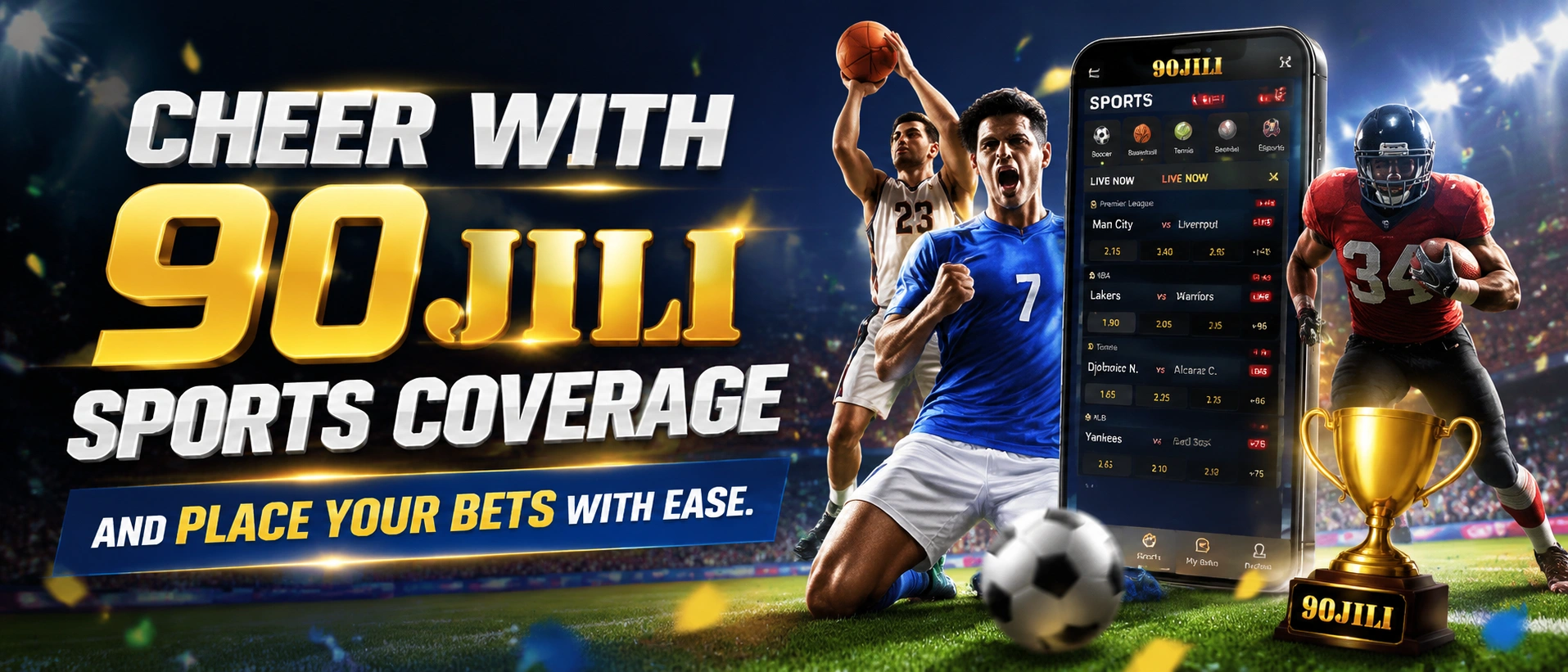 Sports interface showing a clean match layout